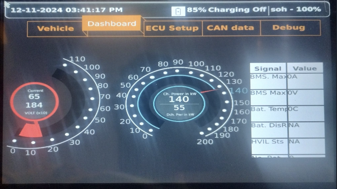 ECU Setup Tab